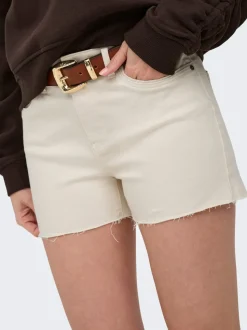 ONLWAUW Middels høy midje Regular Fit Denimshorts