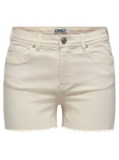 ONLWAUW Middels høy midje Regular Fit Denimshorts