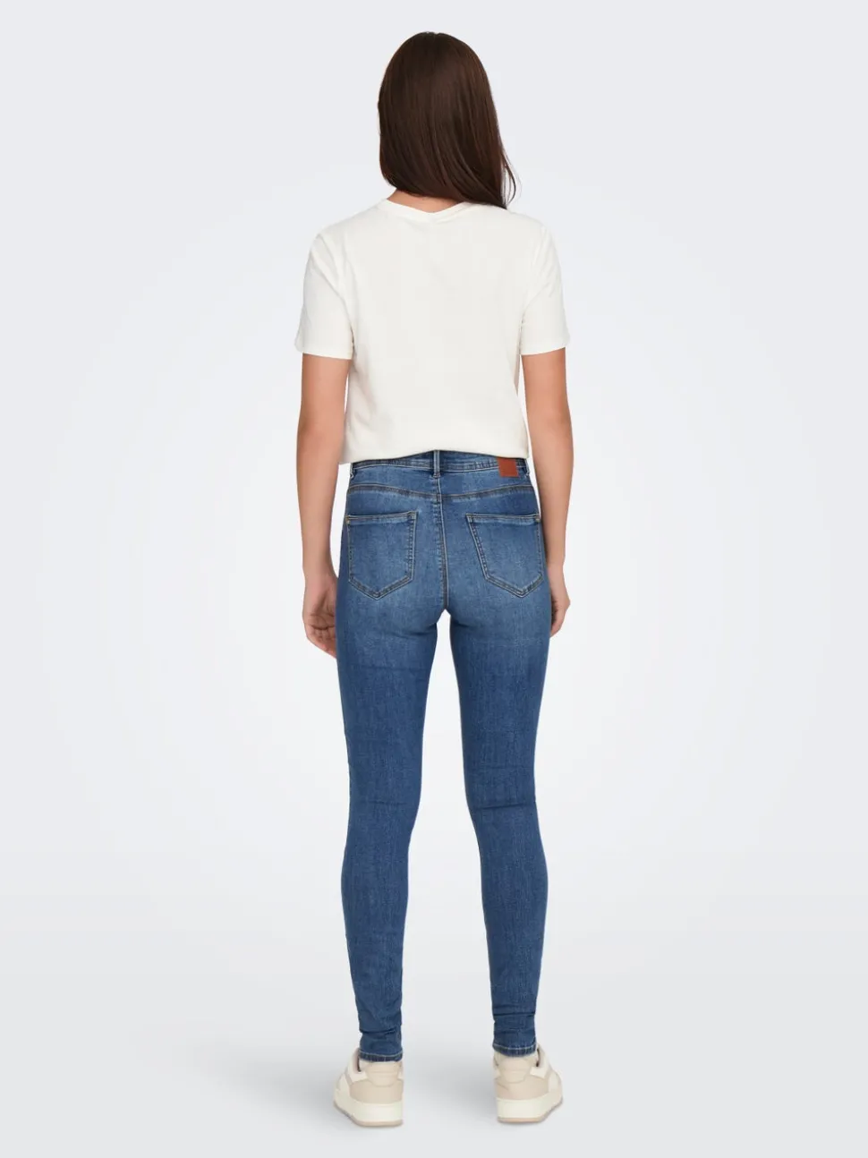 ONLWAUW Middels høy midje Skinny Fit Jeans