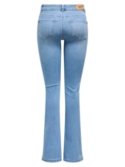 ONLWAUW Middels høy midje Flared Fit Jeans