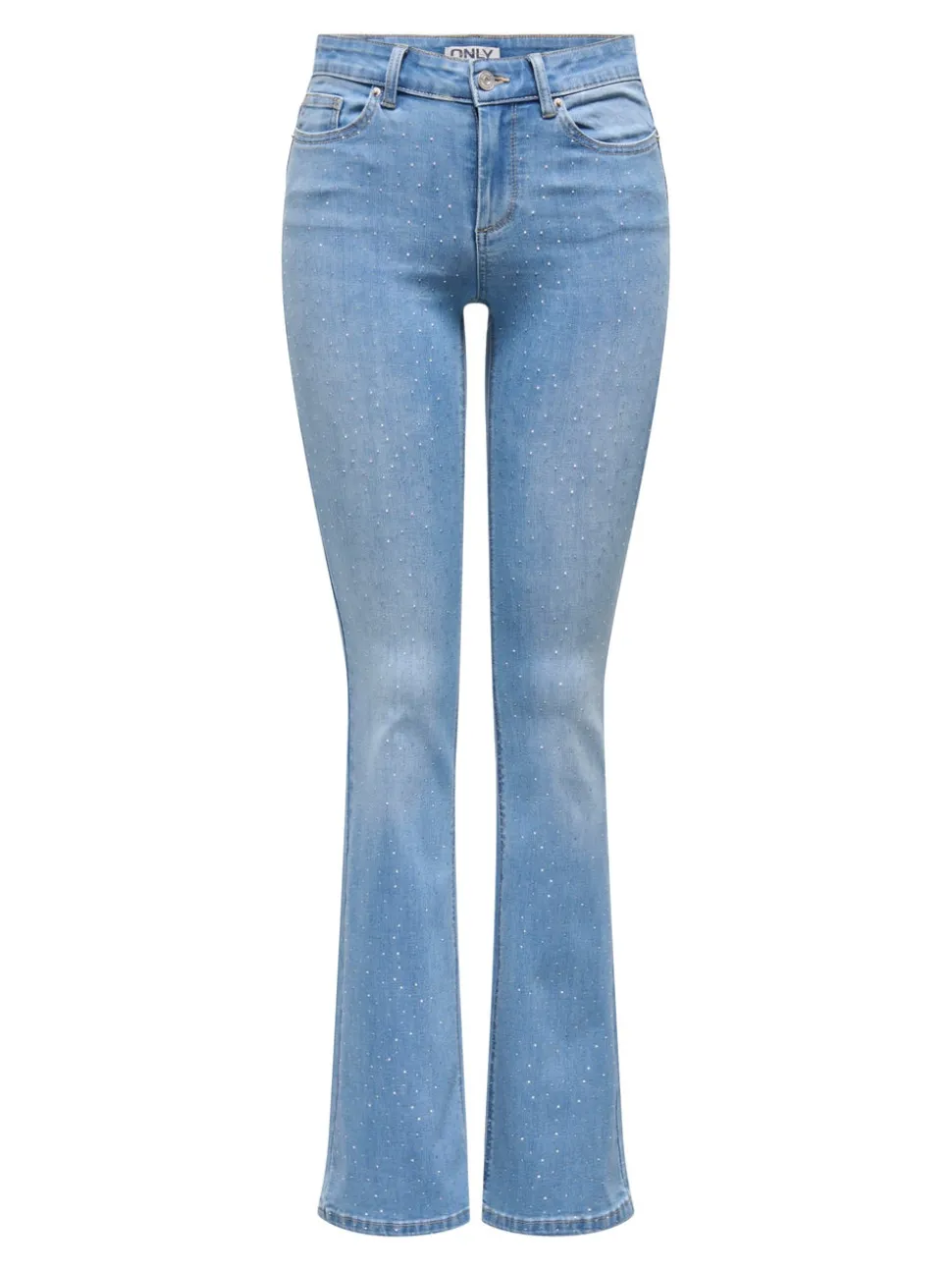 ONLWAUW Middels høy midje Flared Fit Jeans