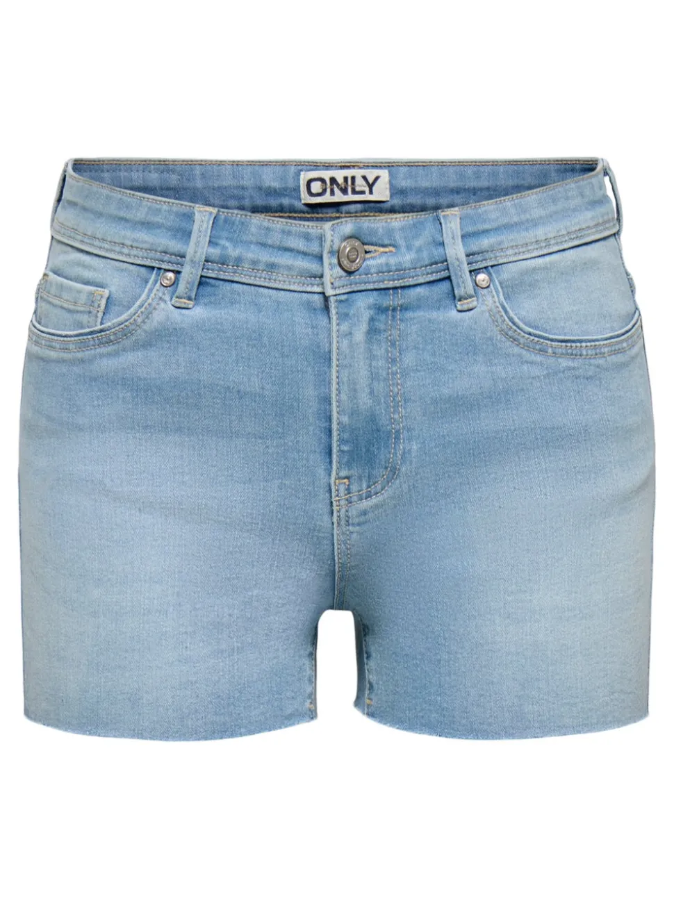 ONLWAUW Middels høy midje Regular Fit Denimshorts