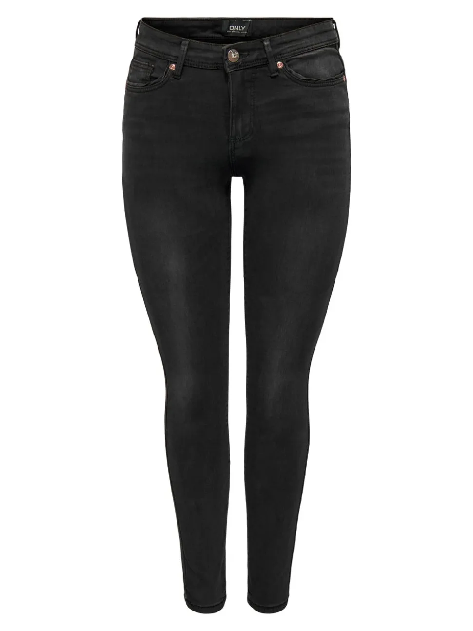 ONLWAUW Middels høy midje Skinny Fit Jeans