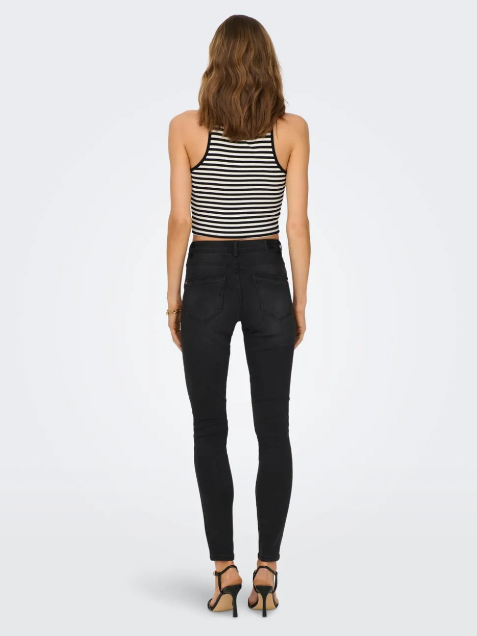 ONLWAUW Middels høy midje Skinny Fit Jeans