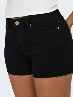 ONLWAUW Middels høy midje Regular Fit Denimshorts