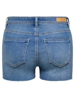 ONLWAUW Middels høy midje Regular Fit Denimshorts