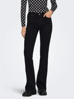 ONLWOW Middels høy midje Flared Fit Jeans