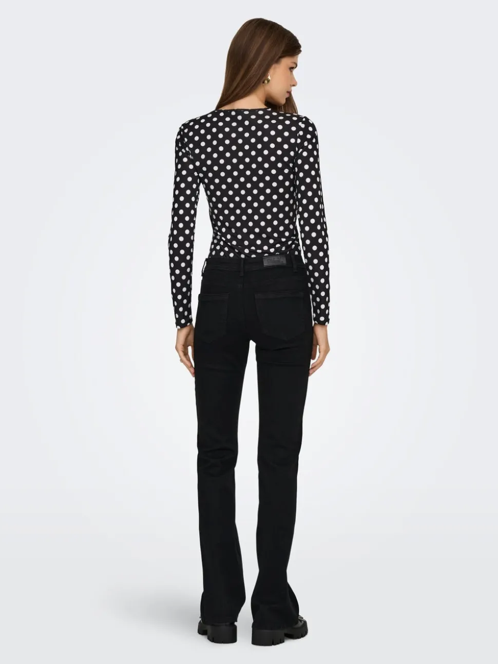ONLWOW Middels høy midje Flared Fit Jeans