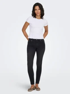 ONLWOW Middels høy midje Skinny Fit Jeans