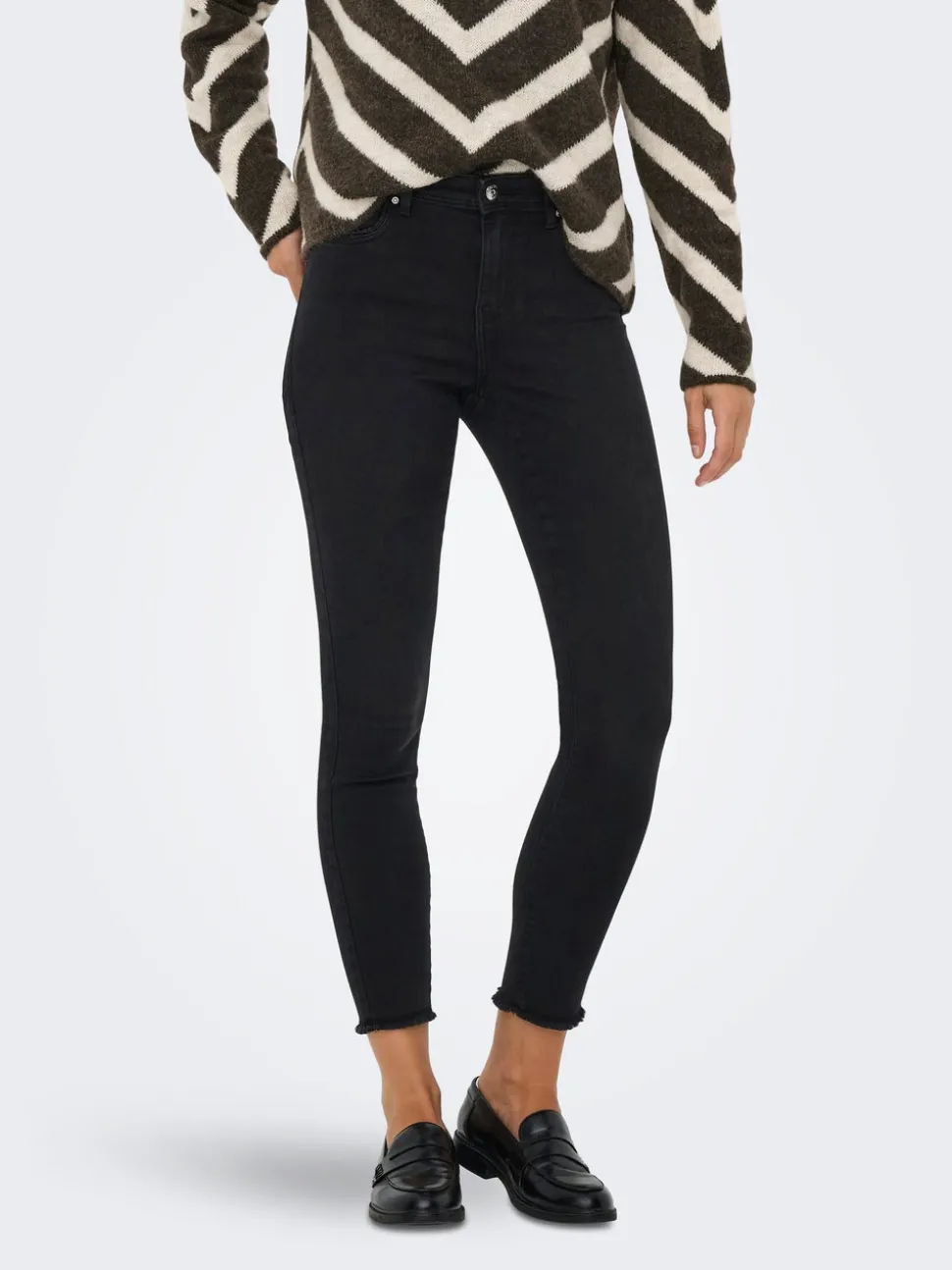 ONLWOW Middels høy midje Skinny Fit Ankellengde Jeans