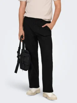 ONSBOB Loose fit Lin Bukser