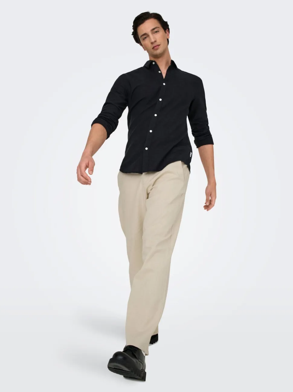 ONSBOB Loose fit Lin Bukser