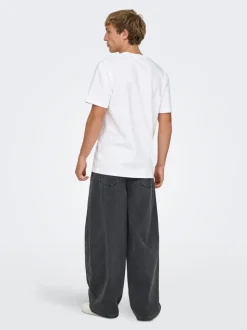 ONSCARL Middels høyt snitt Balloon Fit Jeans