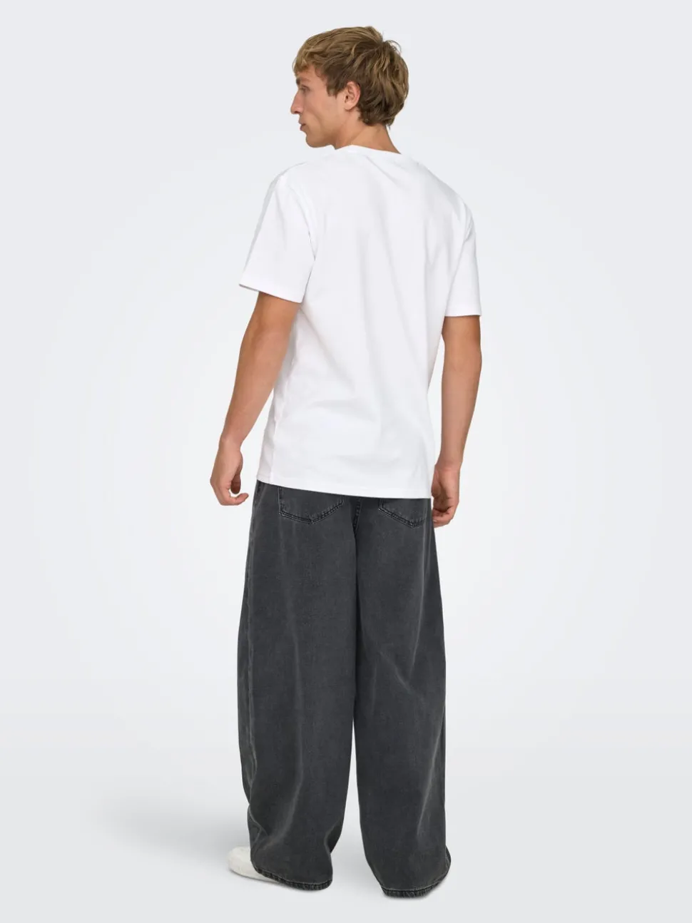 ONSCARL Middels høyt snitt Balloon Fit Jeans