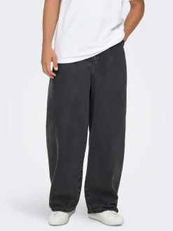 ONSCARL Middels høyt snitt Balloon Fit Jeans