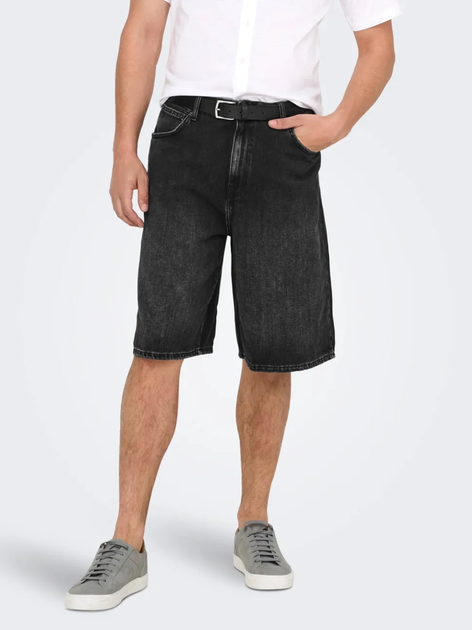 ONSCARL Middels høyt snitt Balloon Fit Shorts