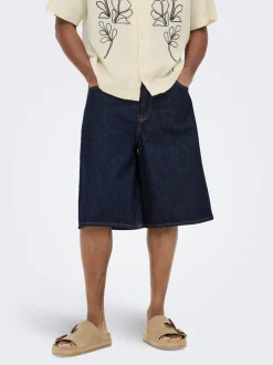ONSCARL Middels høyt snitt Balloon Fit Shorts