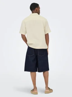 ONSCARL Middels høyt snitt Balloon Fit Shorts