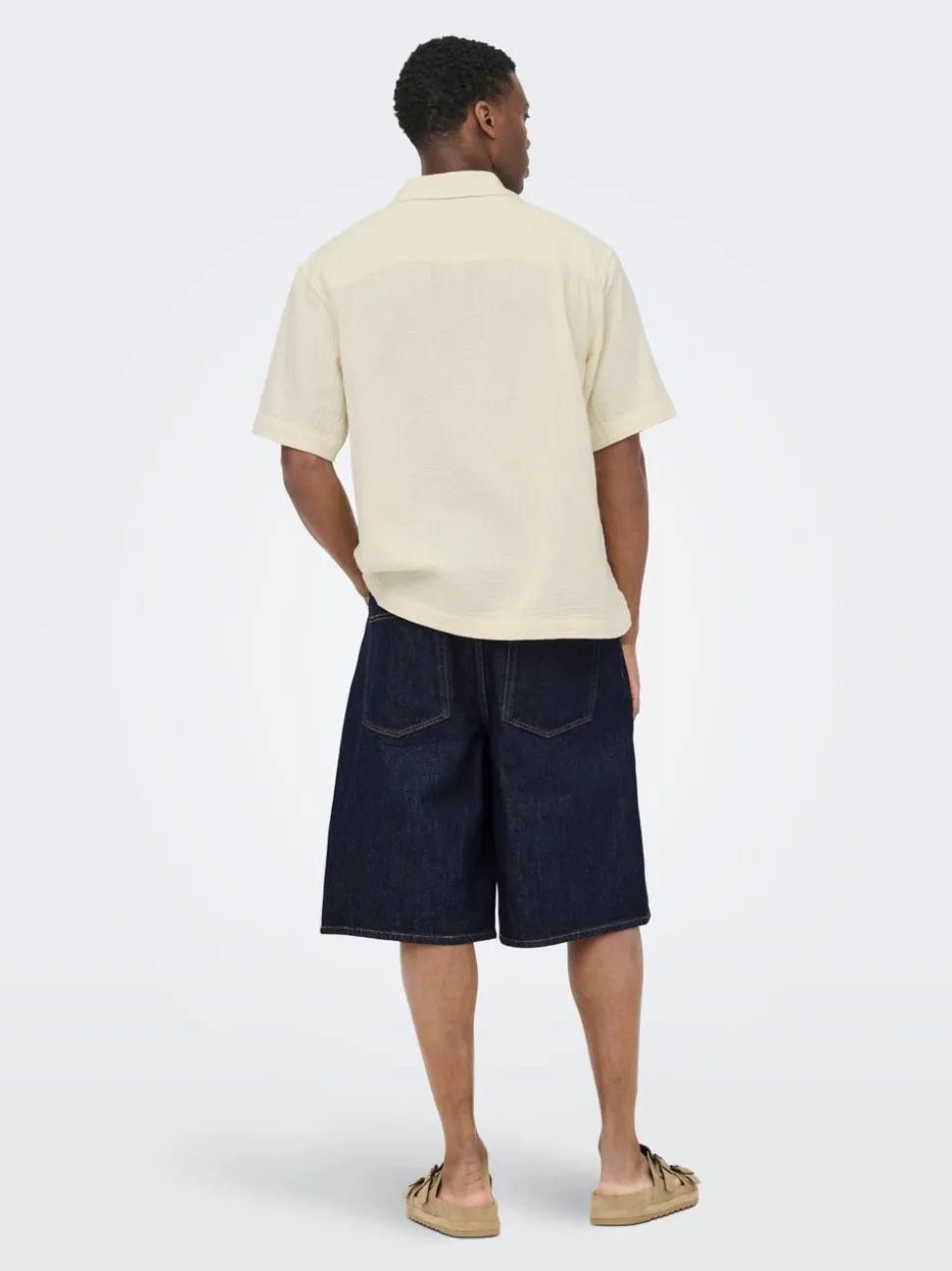 ONSCARL Middels høyt snitt Balloon Fit Shorts