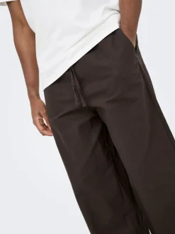 ONSDAVES Wide Leg Fit Lin Bukser