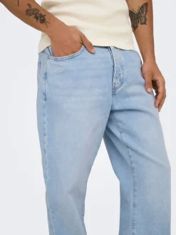 ONSEDGE Middels høy midje Straight Fit Jeans