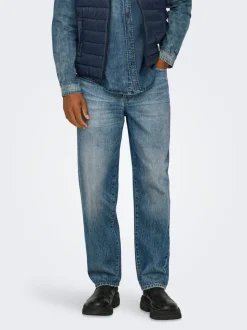 ONSEDGE Middels høy midje Straight Fit Jeans