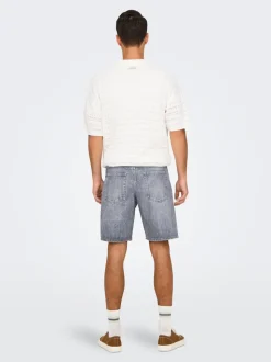 ONSEDGE Middels høy midje Straight Fit Shorts