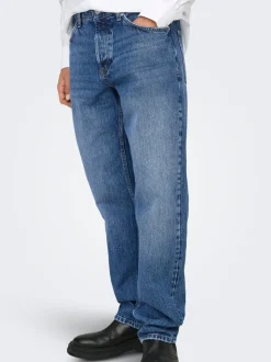 ONSEDGE Middels høy midje Straight Fit Jeans