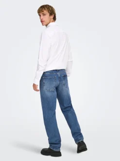 ONSEDGE Middels høy midje Straight Fit Jeans