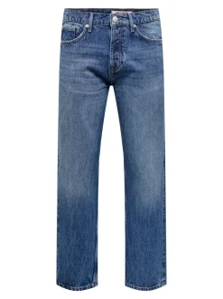 ONSEDGE Middels høy midje Straight Fit Jeans