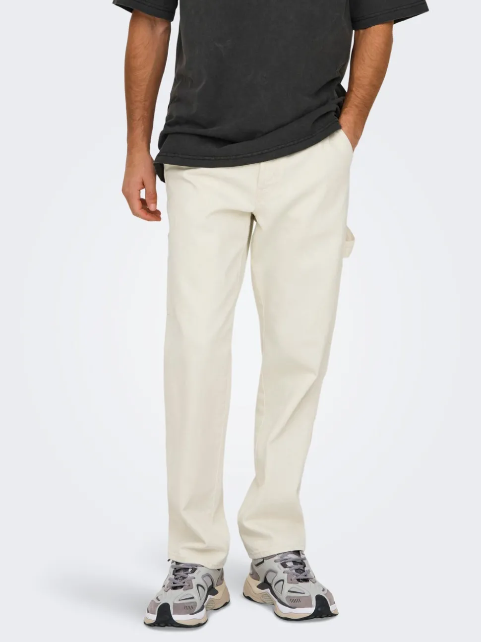 ONSEDGE Middels høy midje Straight Fit Jeans