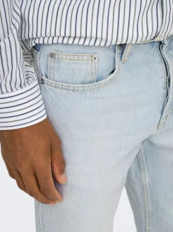 ONSEDGE Middels høy midje Straight Fit Jeans