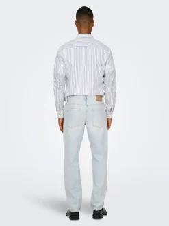 ONSEDGE Middels høy midje Straight Fit Jeans