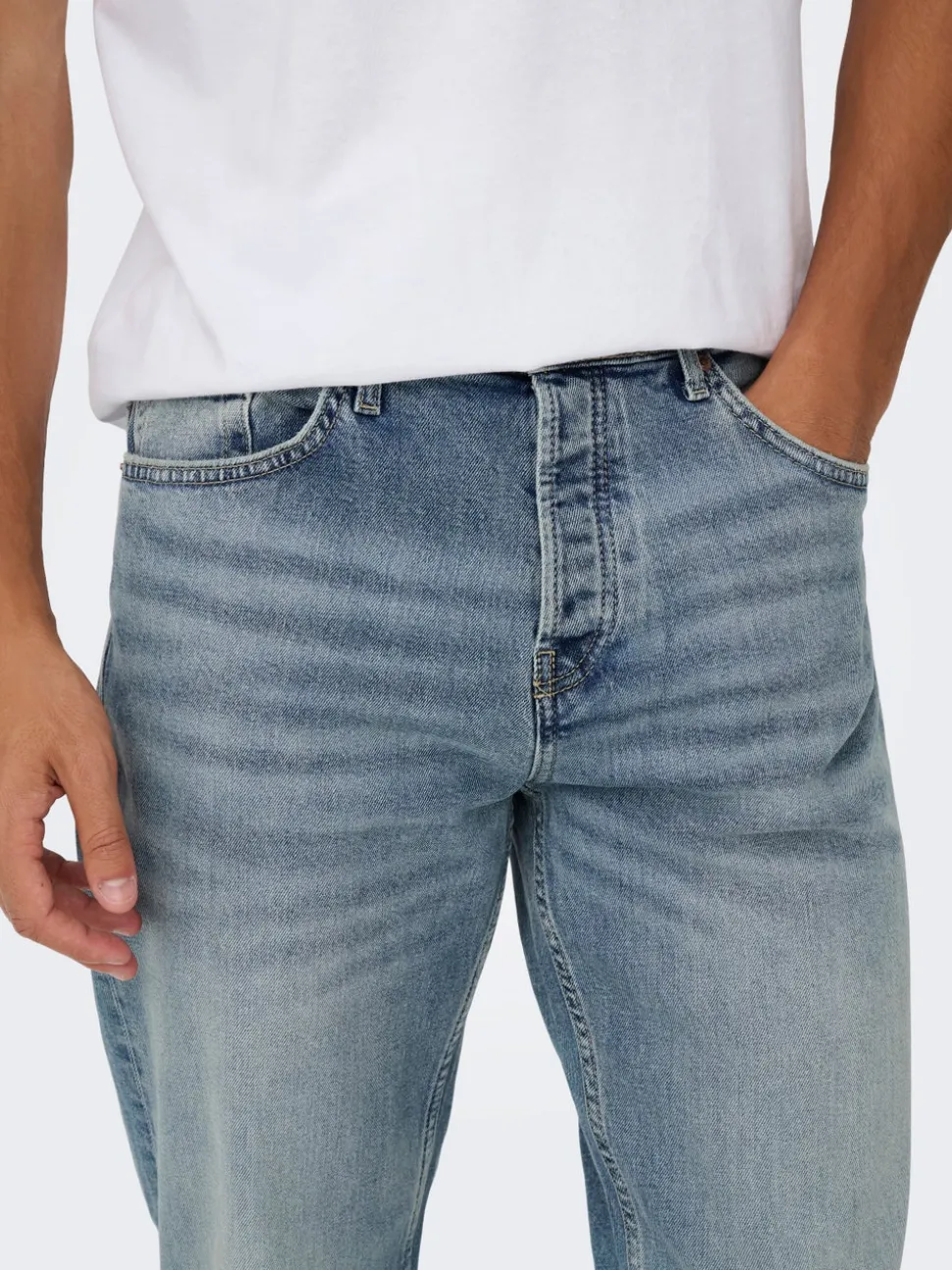 ONSEDGE Middels høy midje Straight Fit Jeans