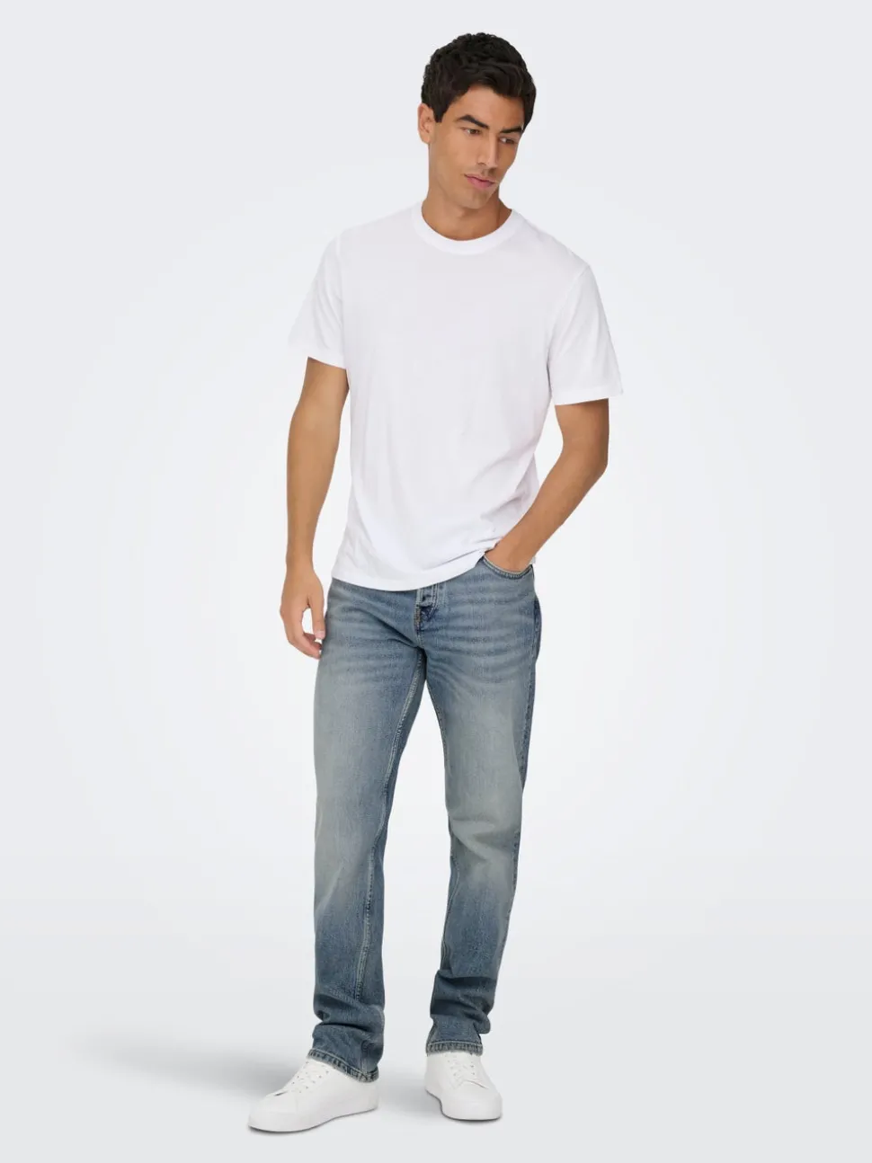 ONSEDGE Middels høy midje Straight Fit Jeans