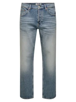 ONSEDGE Middels høy midje Straight Fit Jeans