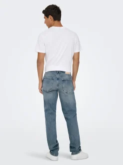 ONSEDGE Middels høy midje Straight Fit Jeans