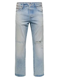 ONSEDGE Middels høy midje Straight Fit Jeans