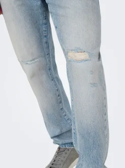 ONSEDGE Middels høy midje Straight Fit Jeans