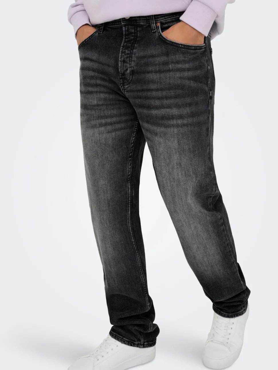 ONSEDGE Middels høy midje Straight Fit Jeans