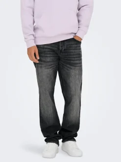 ONSEDGE Middels høy midje Straight Fit Jeans
