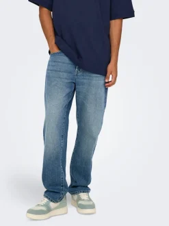 ONSEDGE Middels høy midje Straight Fit Jeans