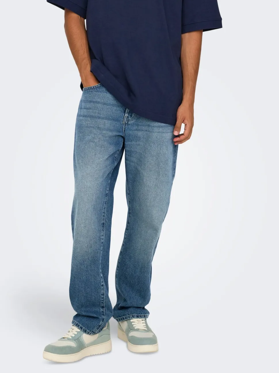 ONSEDGE Middels høy midje Straight Fit Jeans