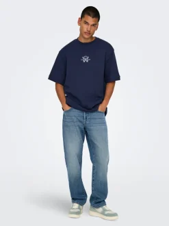 ONSEDGE Middels høy midje Straight Fit Jeans