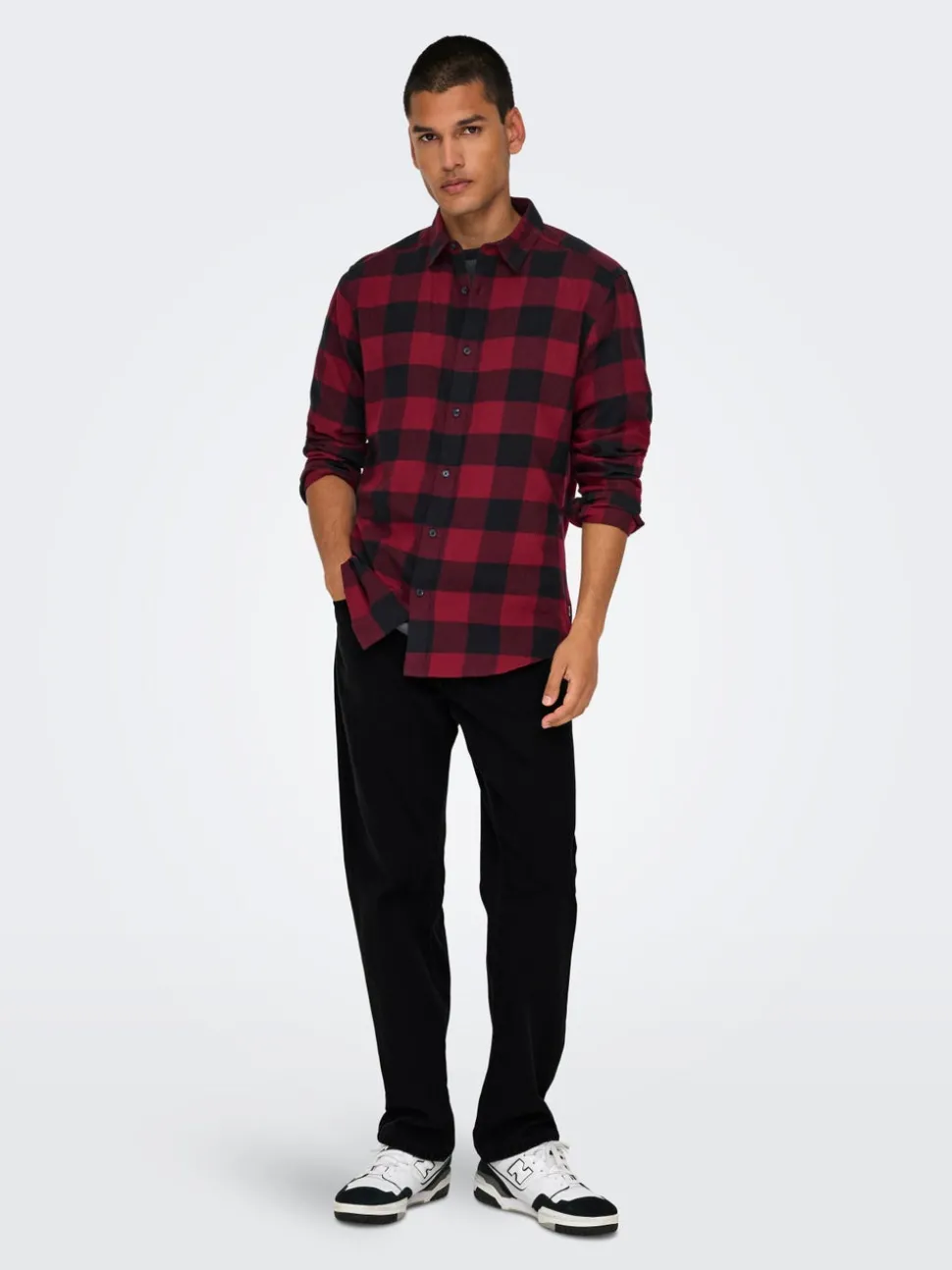 ONSEDGE Middels høy midje Straight Fit Jeans