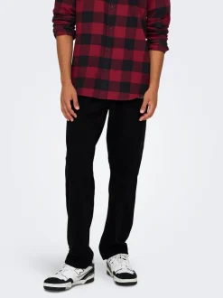 ONSEDGE Middels høy midje Straight Fit Jeans