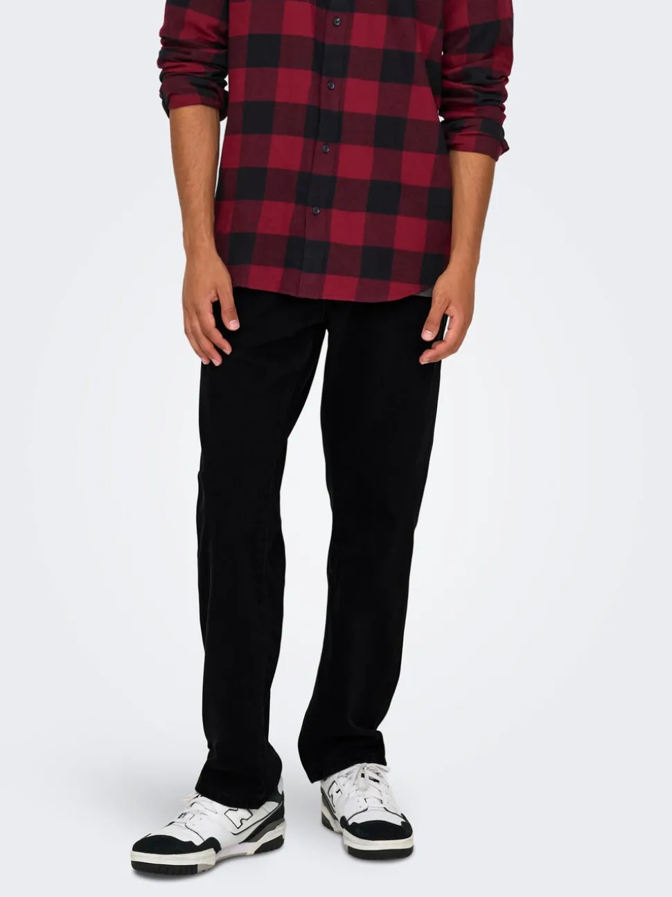 ONSEDGE Middels høy midje Straight Fit Jeans