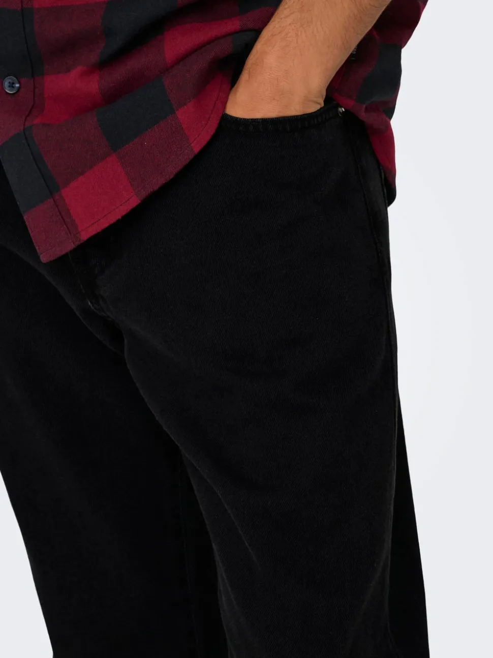 ONSEDGE Middels høy midje Straight Fit Jeans