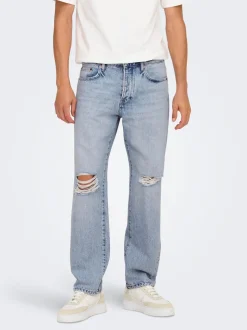 ONSEDGE Middels høy midje Straight Fit Jeans