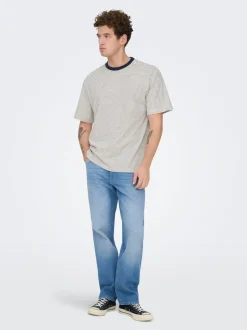 ONSEDGE Middels høyt snitt Straight Fit Jeans